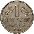 ФРГ 1 марка 1985 год (J)