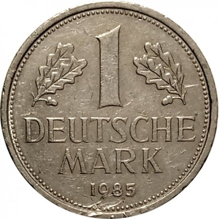 ФРГ 1 марка 1985 год (J)