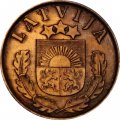 Латвия 2 сантима 1939 год