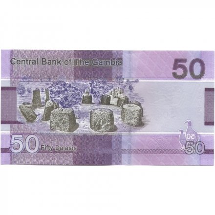 Гамбия 50 даласи 2019 года - Птицы UNC
