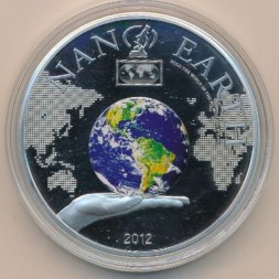 Острова Кука 10 долларов 2012 год - Планета Земля