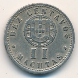 Ангола 10 сентаво 1927 год