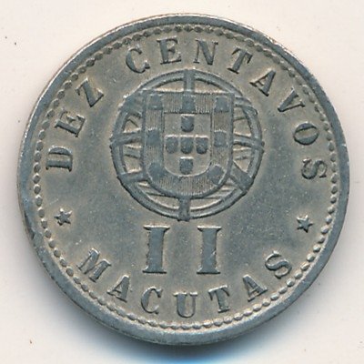 Ангола 10 сентаво 1927 год