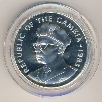 Гамбия 20 даласи 1983 год