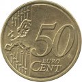 Литва 50 евроцентов 2015 год
