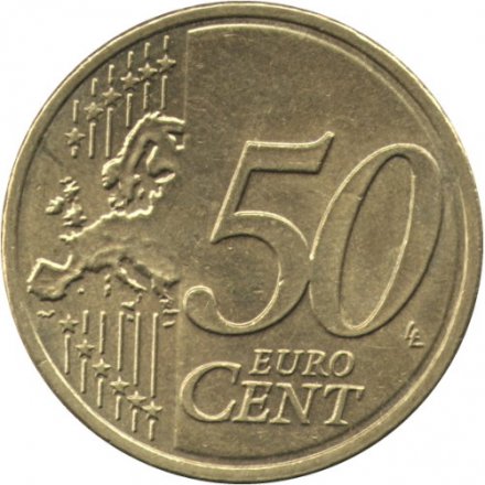 Литва 50 евроцентов 2015 год