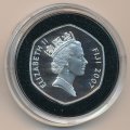 Фиджи 10 долларов 2007 год - Замок Балморал. Бриллиантовая свадьба королевы