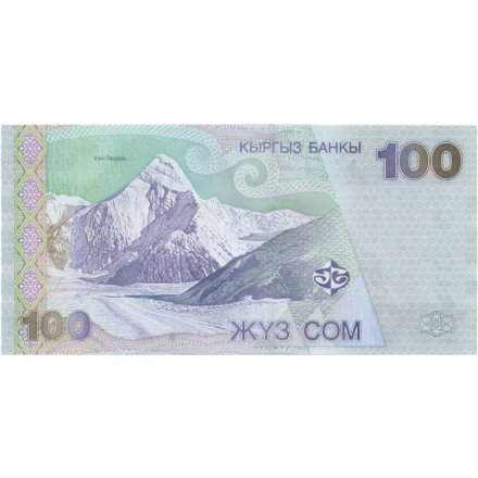 Кыргызстан 100 сомов 2002 год - UNC