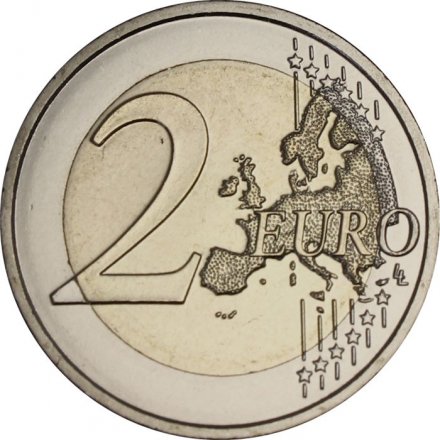 Люксембург 2 евро 2025 год - 75 лет Декларации Шумана