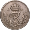 Дания 10 эре 1950 год