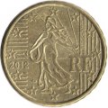 Франция 10 евроцентов 2012 год - Девушка-сеятель