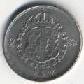 Швеция 2 кроны 1947 год - Король Густав V