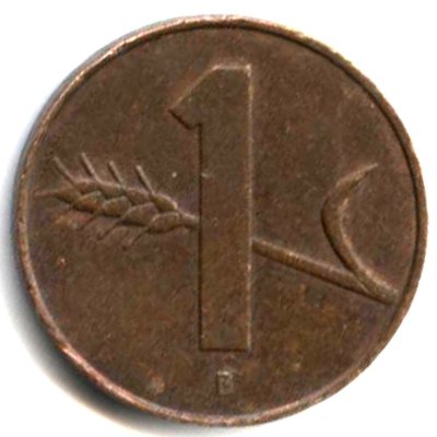 Швейцария 1 раппен 1995 год