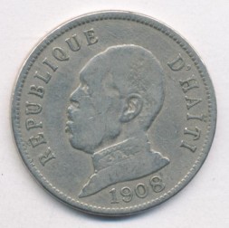 Гаити 50 сентим 1908 год