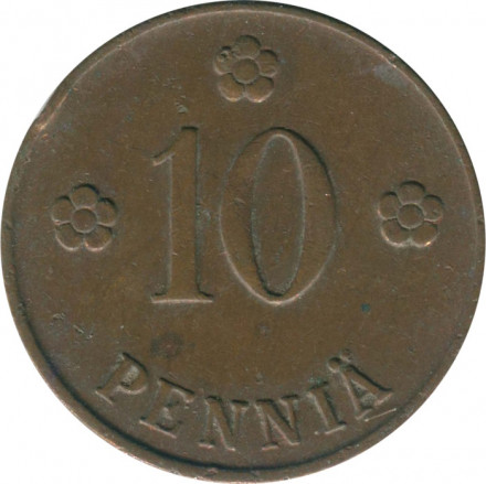 Финляндия 10 пенни 1922 год