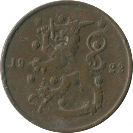 Финляндия 10 пенни 1922 год