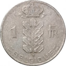 Бельгия 1 франк 1961 год - BELGIQUE