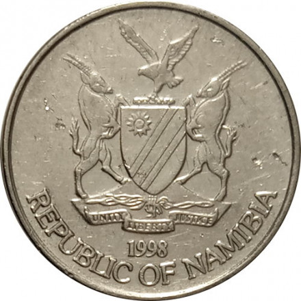 Намибия 10 центов 1998 год