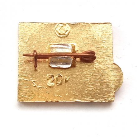 Значок СССР. Космос Луна 10. 3.IV.1966