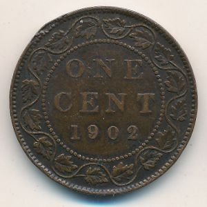 Канада 1 цент 1902 год