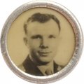 Значок Летчик-космонавт СССР Юрий Гагарин, булавка