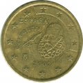 Испания 50 евроцентов 2002 год - Мигель Сервантес де Сааведра