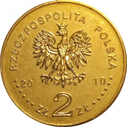 Польша 2 злотых 2010 год - История польской музыки. Кшиштоф Комеда