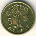 Сейшелы 5 центов 2003 год
