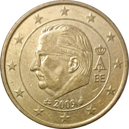 Бельгия 50 евроцентов 2009 год