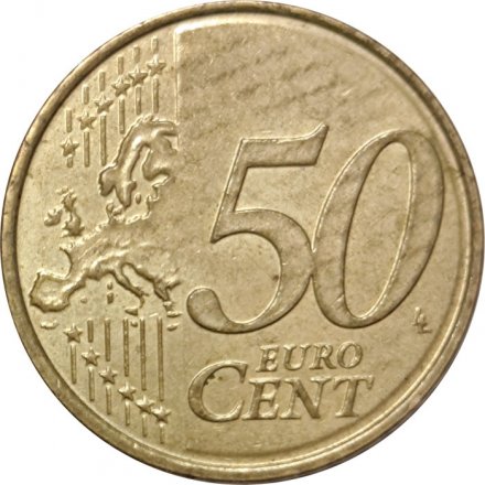 Бельгия 50 евроцентов 2009 год