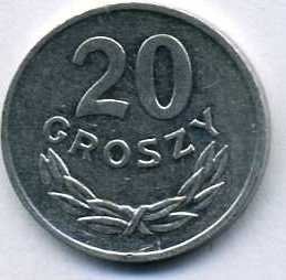 Польша 20 грошей 1985 год