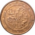 Германия 1 евроцент 2007 год (G)