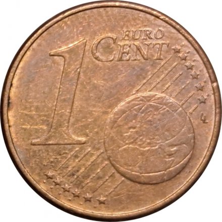 Германия 1 евроцент 2007 год (G)