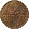Польша 2 гроша 1937 год