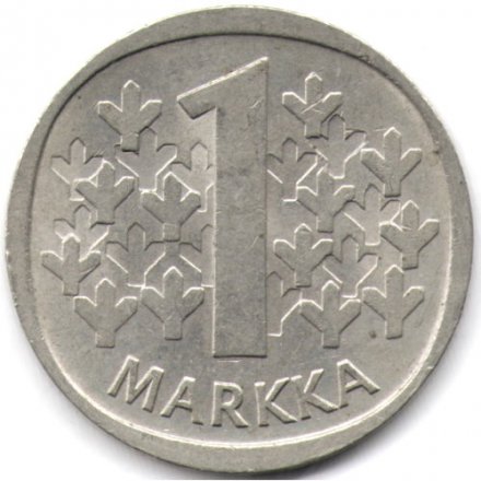 Финляндия 1 марка 1976 год