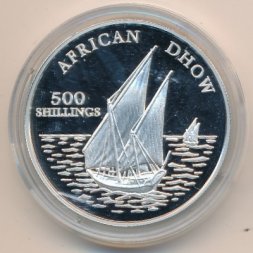 Танзания 500 шиллингов 2001 год