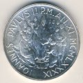Ватикан 1000 лир 1989 год