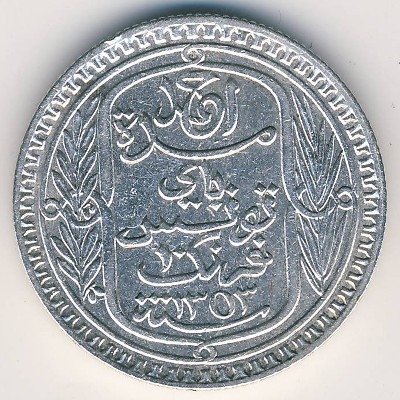 Тунис 10 франков 1934 год