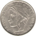 Италия 100 лир 1994 год - Фауна. Дельфин и птица