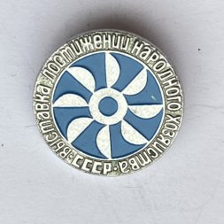 Значок. Выставка достижений народного хозяйства. СССР 
