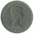 Великобритания 1/2 кроны 1962 год