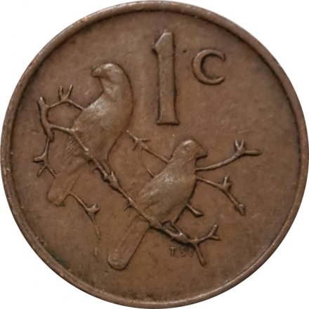 ЮАР 1 цент 1969 год (SUID-AFRIKA)