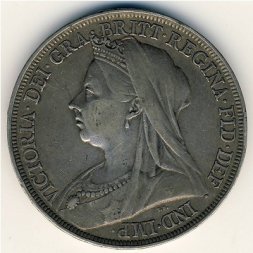 Великобритания 1 крона 1897 год