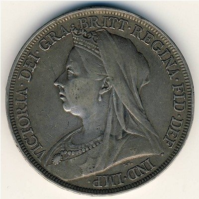 Великобритания 1 крона 1897 год