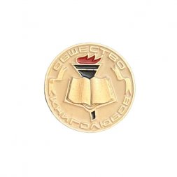 Значок Общество книголюбов (бежевый фон) 