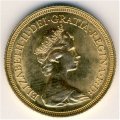 Великобритания 1 соверен 1974 год