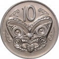 Новая Зеландия 10 центов 1973 год