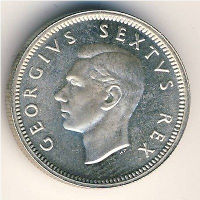 ЮАР 6 пенсов 1952 год