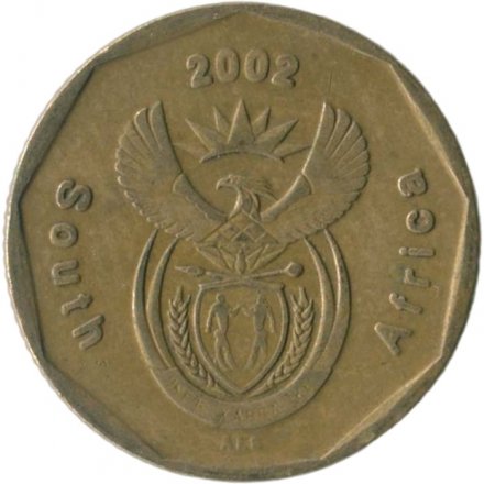 ЮАР 20 центов 2002 год