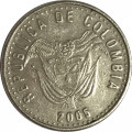 Колумбия 50 песо 2005 год